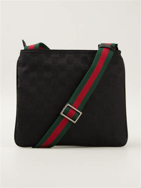 gucci arm sling|gucci crossbody with striped strap.